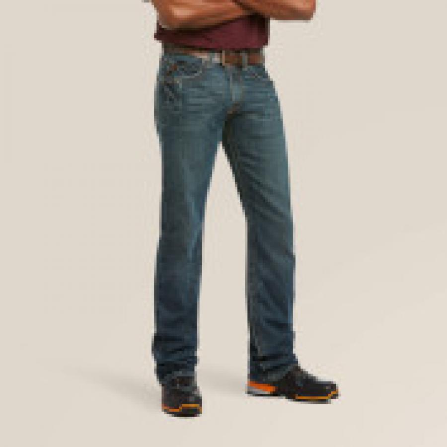 Ariat Rebar M5 Straight DuraStretch Edge Stackable Straight Leg Jean (In-Store Prices May Be Lower)