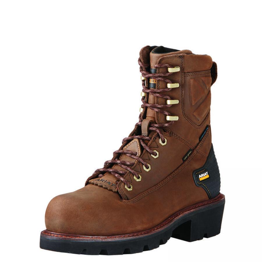 Ariat Powerline 8" 400g Waterproof Composite Toe Work Boot (In-Store Prices May Be Lower)