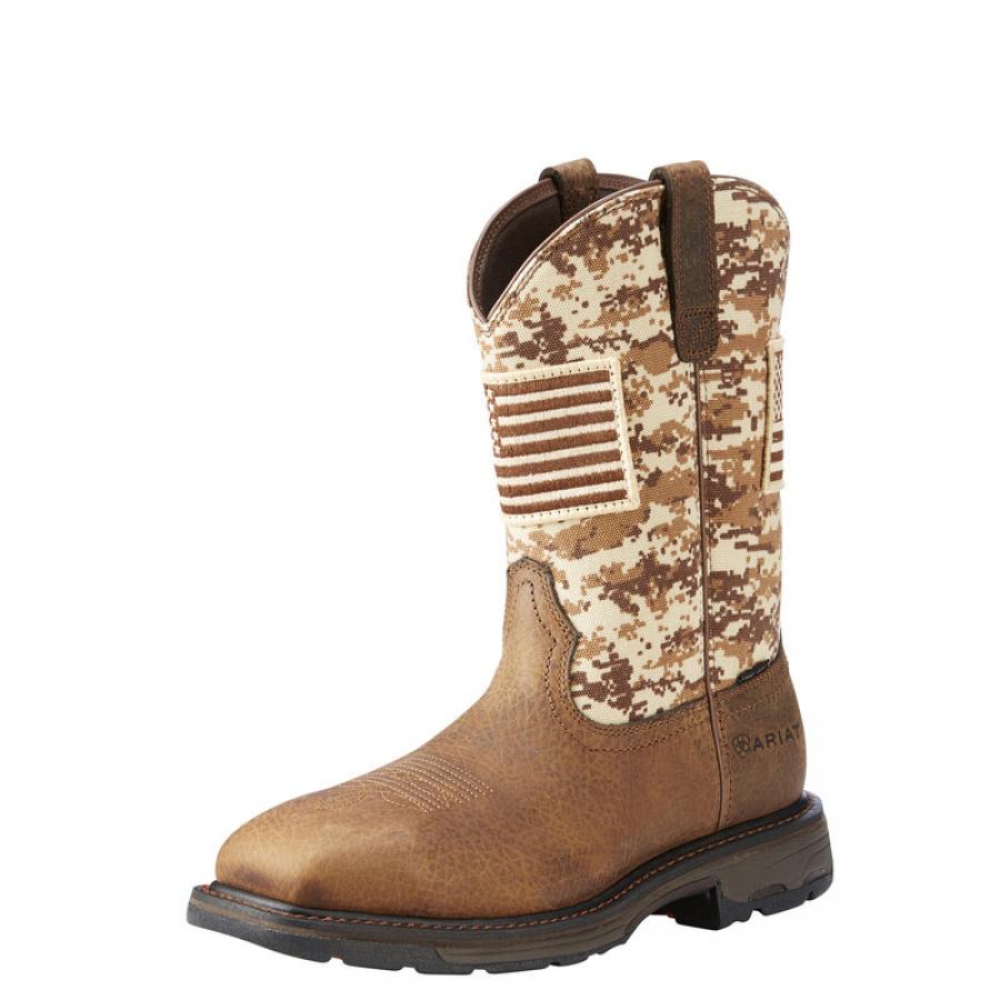 Ariat Workhog Patriot Steel Toe Boot (In-Store Prices May Be Lower)