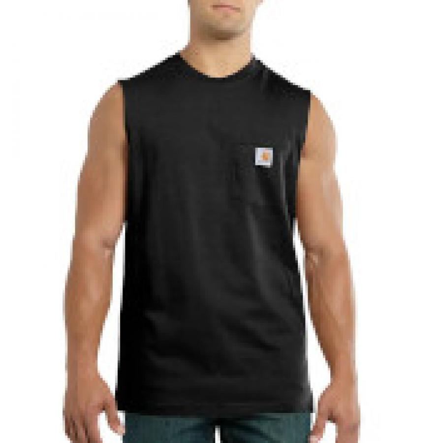 Relaxed Fit Heavyweight Sleeveless Pocket T-Shirt (In-Store Prices May Be Lower)