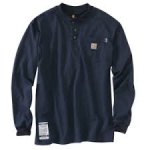 100237 FR Force Cotton Long Sleeve Henley In Store Prices May Be Lower Please Call