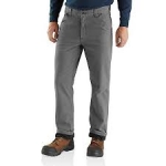103342 Rugged Flex Relaxed Fit Canvas Flannel-Lined Utility Work Pant In Store Prices May Be Lower Please Call