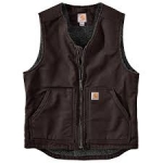 104394 Washed Duck Sherpa-Lined Vest In Store Prices May Be Lower Please Call