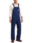 104672 Loose Fit Washed Denim Bib Overall- In Store prices May Be Lower Please Call